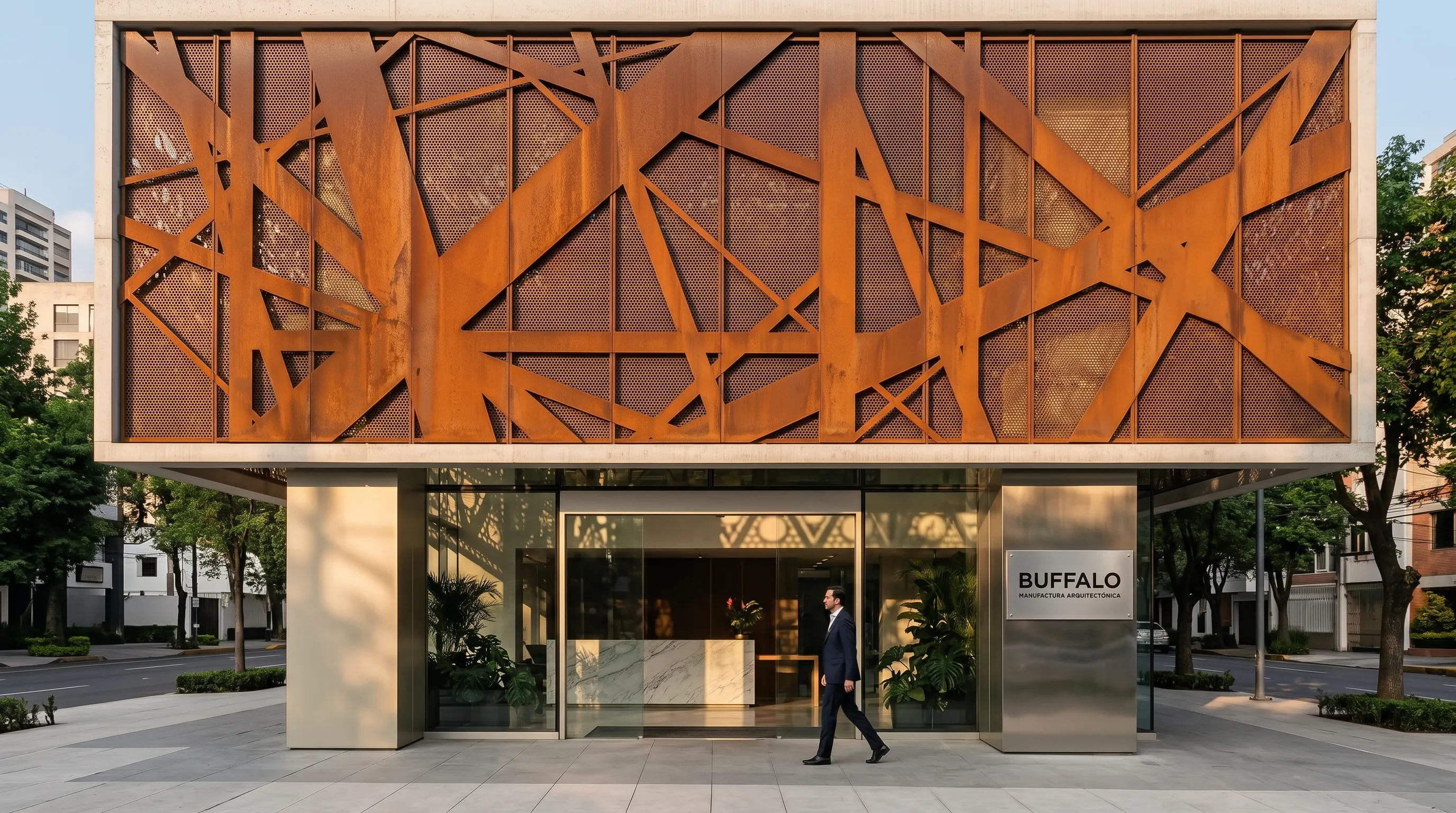Fachada Arquitectónica 3D BUFFALO