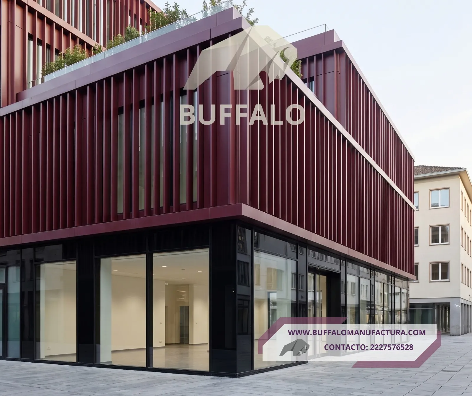 Fachada Arquitectónica 3D BUFFALO